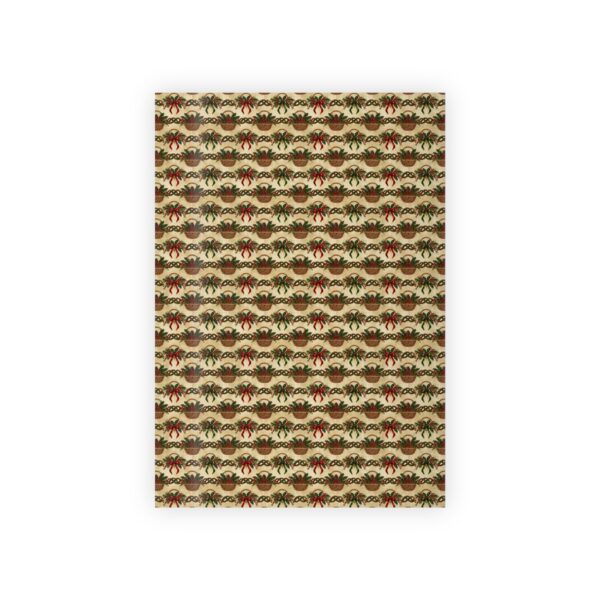 Festive Basket Lovers Wrapping Paper Roll